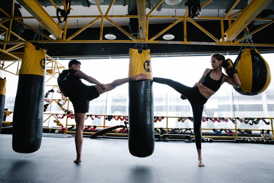Heavy Bag, Heavy Gains: Master Your Kickboxing Workout